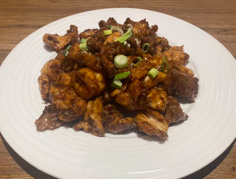 58- TRES DELICIAS SALTEADAS 爆炒三样