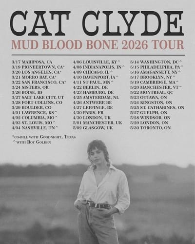 CAT CLYDE    MAY 16TH STEPHEN TALKHOUSE     A MUSIC AMBASSADOR EXPEIENCE