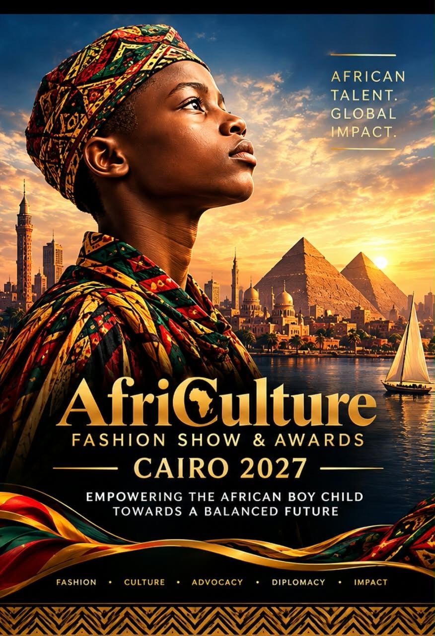 AFRICULTURE FASHION SHOW & AWARDS • CAIRO 2027.
