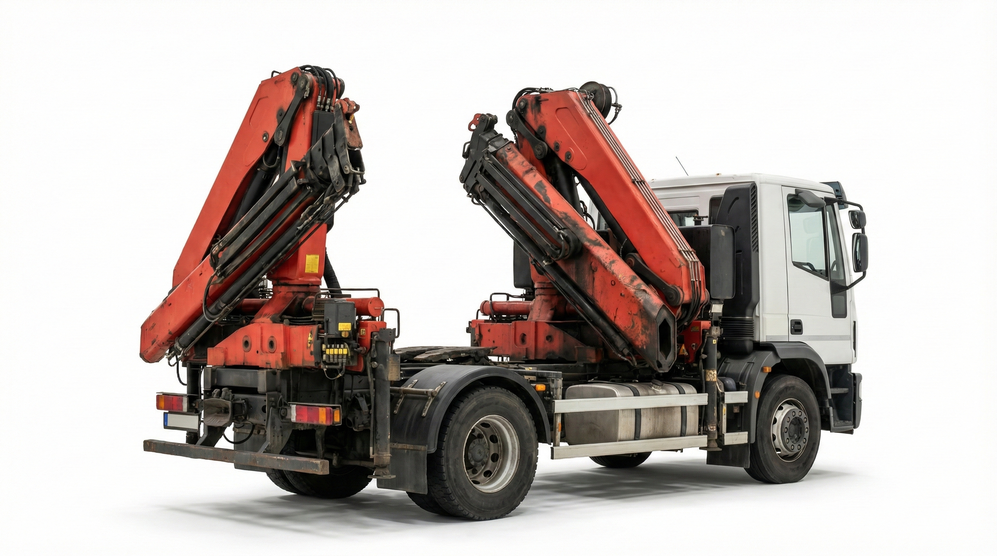 בדיקת משאית מנוף טעינה עצמית