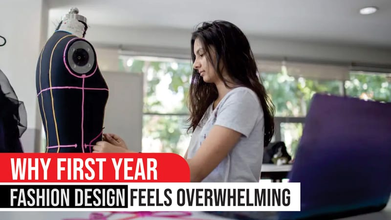 Why First Year Fashion Design Feels Overwhelming