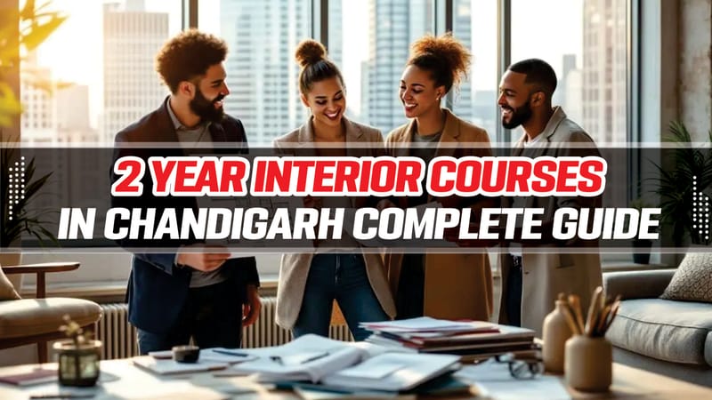 2 Year Interior Courses in Chandigarh Complete Guide