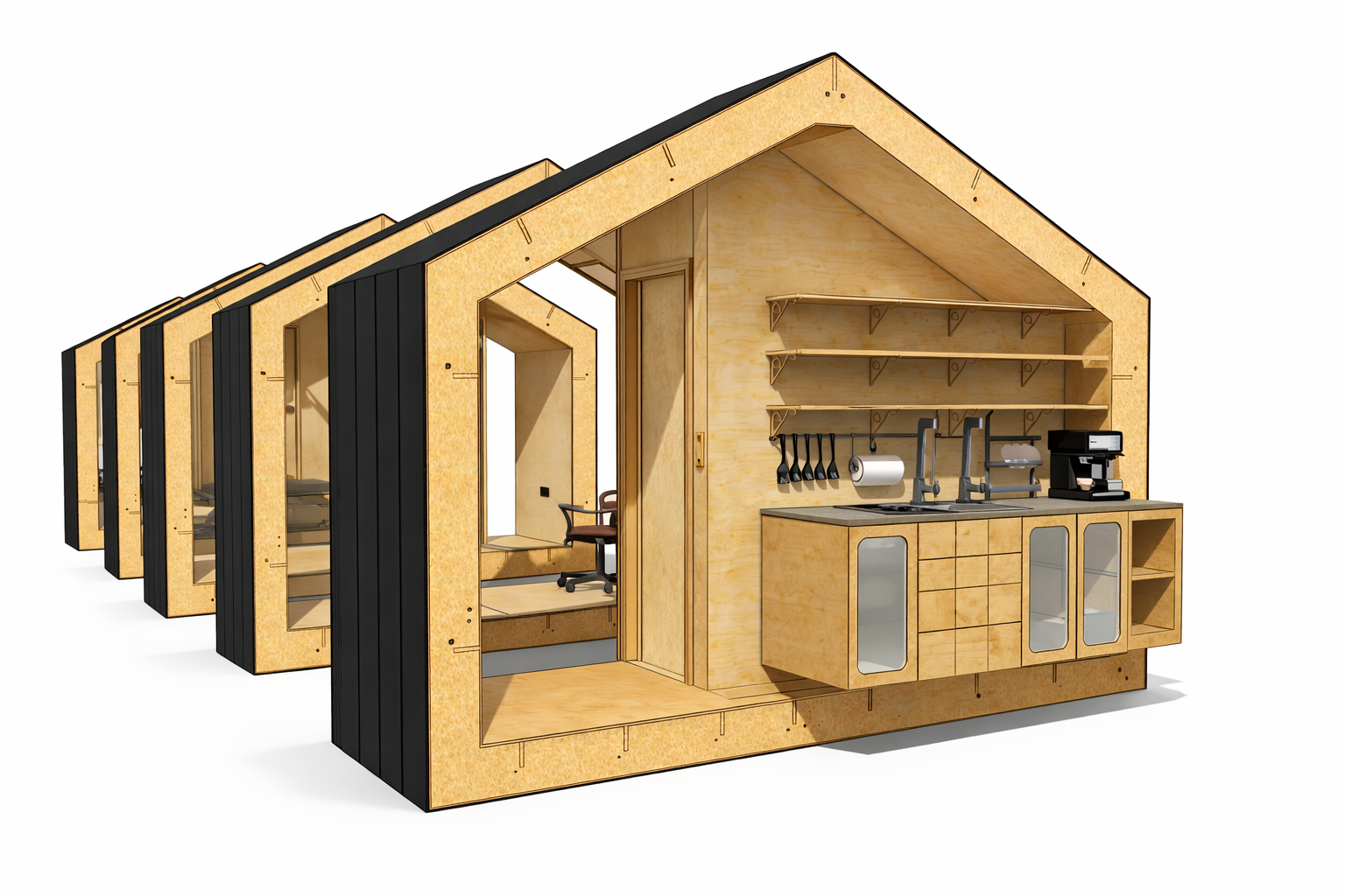 Module Type #3 KITTCHEN + BATHROOM