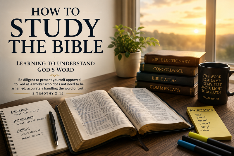 How To Study The Bible
