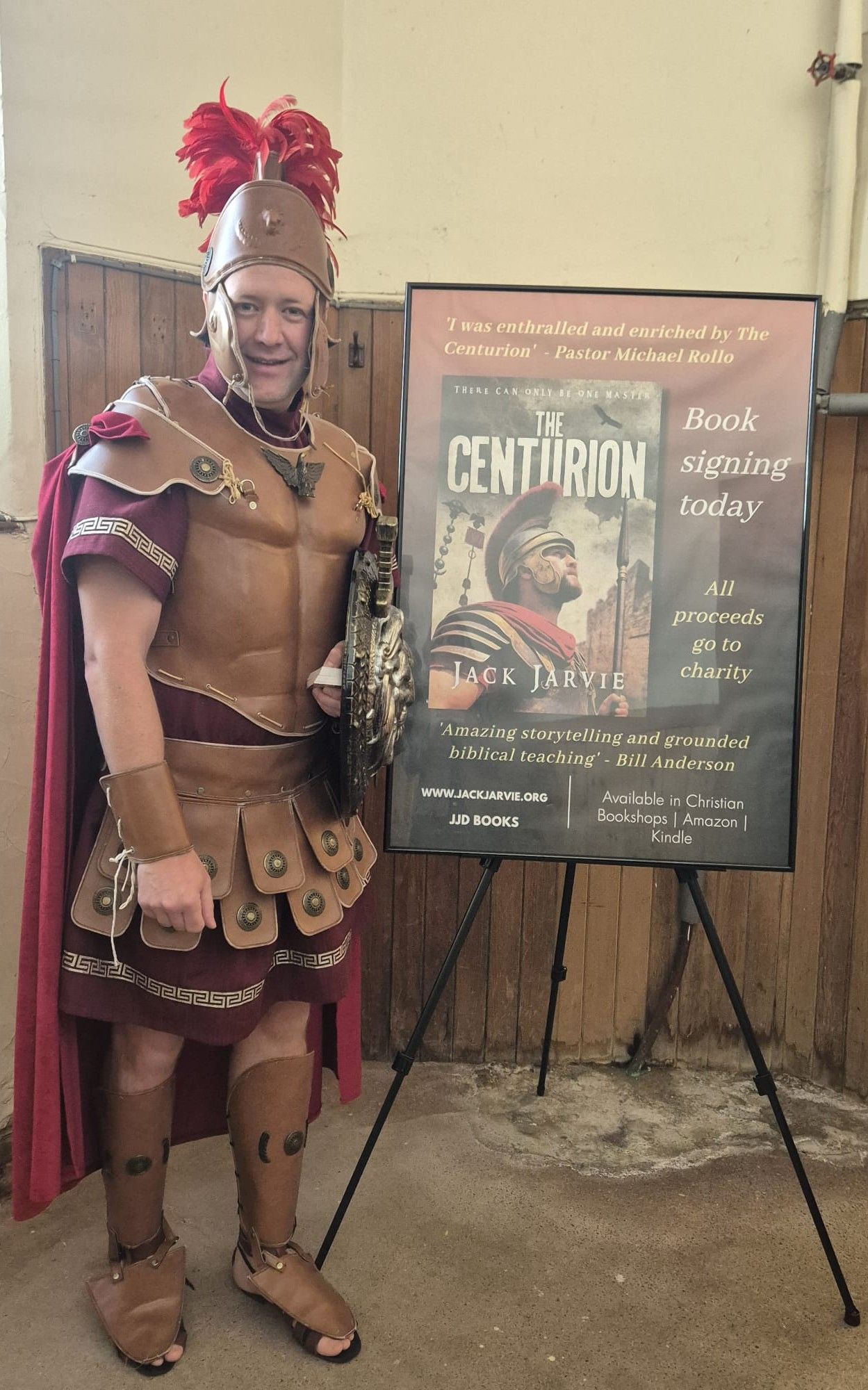 The Centurion gives a welcome