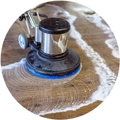 جلي وتلميع الأرضيات