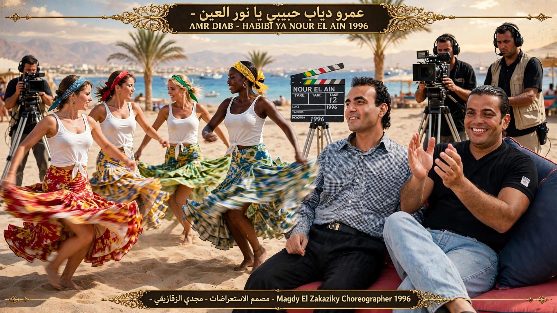 ذكريات تصوير كليب حبيبى يا نور العين