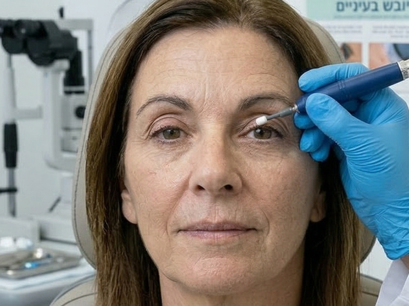 ניקוי עמוק והפחתת דלקת - קרצוף עפעפיים מקצועי