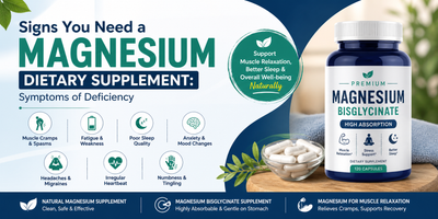 Signs You Need a Magnesium Dietary Supplement: Symptoms of Deficiency