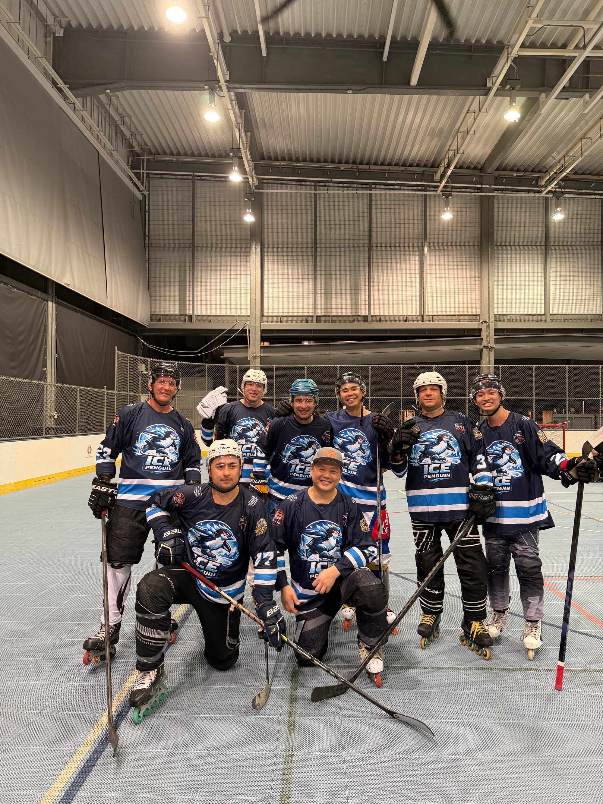 Ice Penguin Supports Inline Hockey Through Cup Sponsorship and selected Club Team.