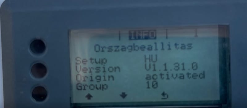 Fronius inverter paraméterek ellenőrzése az MVM értesítése után