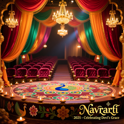 Seating & Stage Ideas for Navratri Grand Finale Events