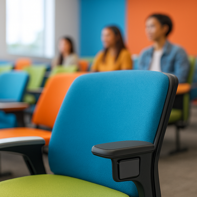 Youth-Centric Auditoriums: Comfort, Color & Interactivity