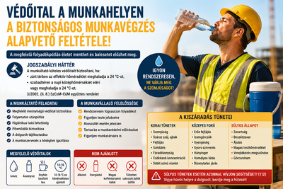 Védőital biztosítása a munkahelyen – Mikor kötelező és milyen szabályokat kell betartani?