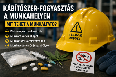 Kábítószer-fogyasztás a munkahelyen – Mit tehet a munkáltató?