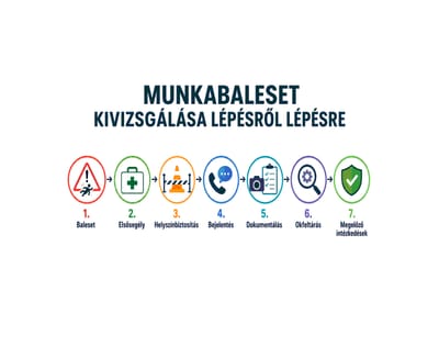 Munkabaleset kivizsgálása lépésről lépésre