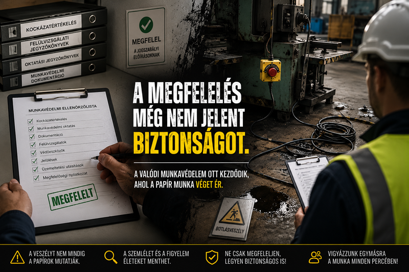 Munkavédelem és tűzvédelem: miért nem elég csak megfelelni az előírásoknak?