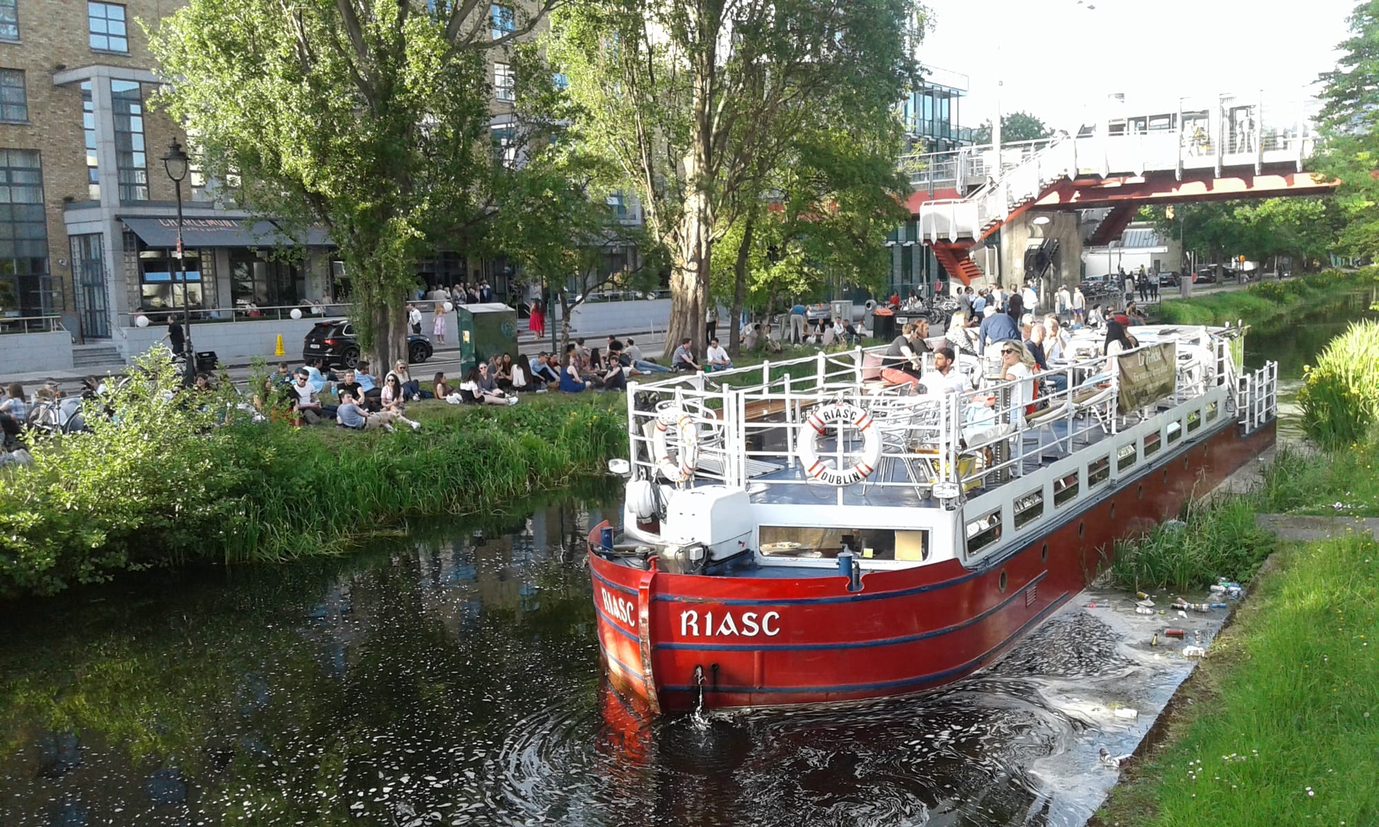 2017 05 26th Grand Canal Dublin Charlemont Ranelagh on a sunny May day