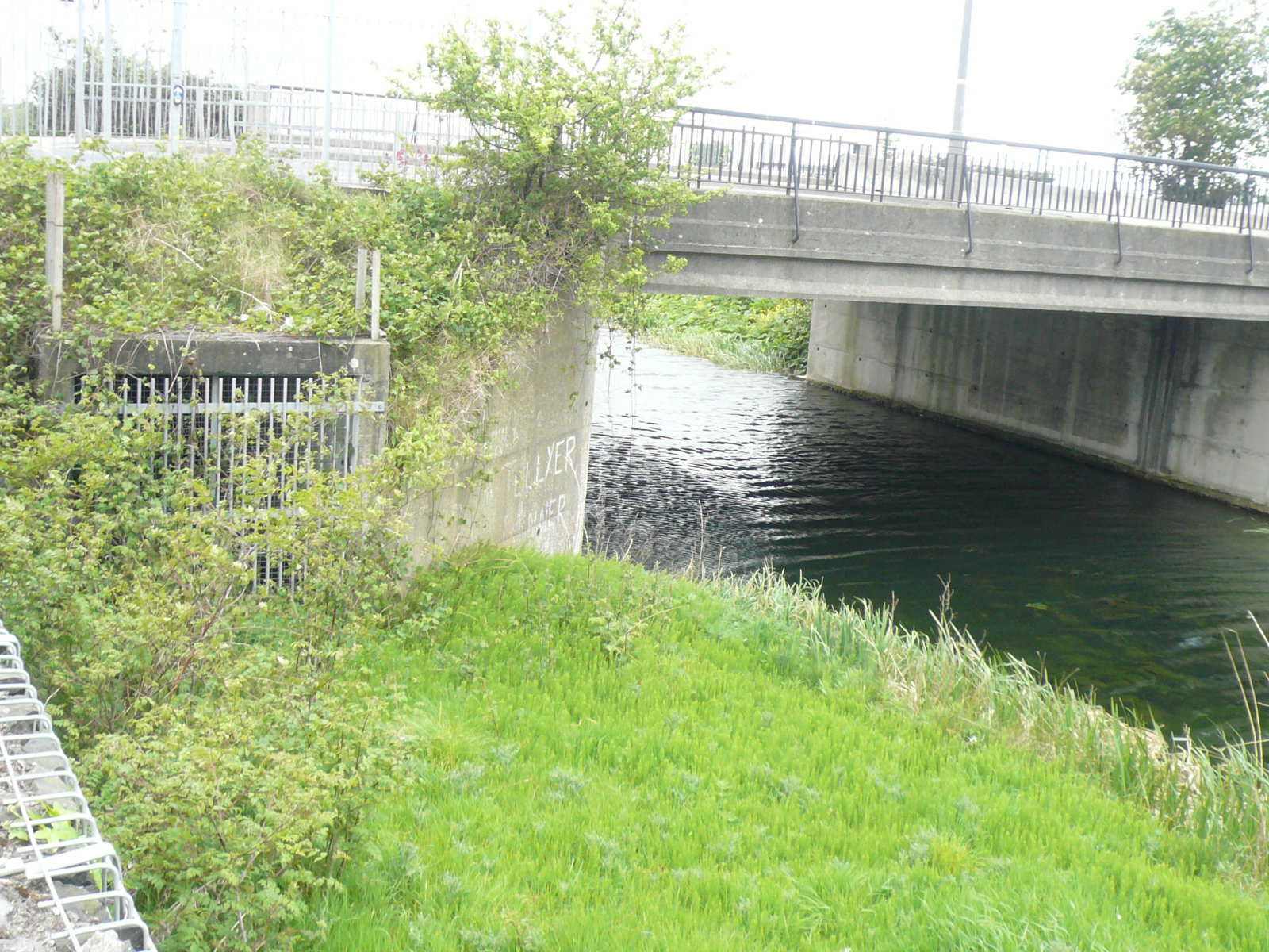 2017 07 Grand Canal Dublin Ballyfermot Towpath Closed by Waterways Ireland