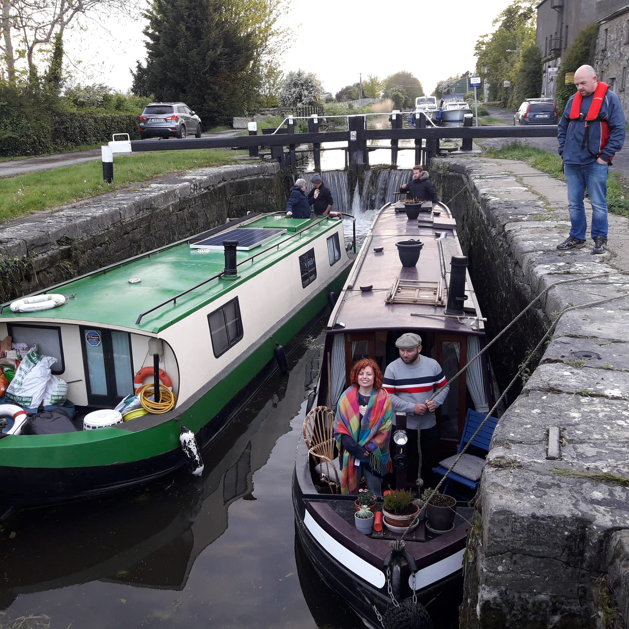 2019 05 10th Grand Canal Dublin 12th Lock Lucan rally fleet