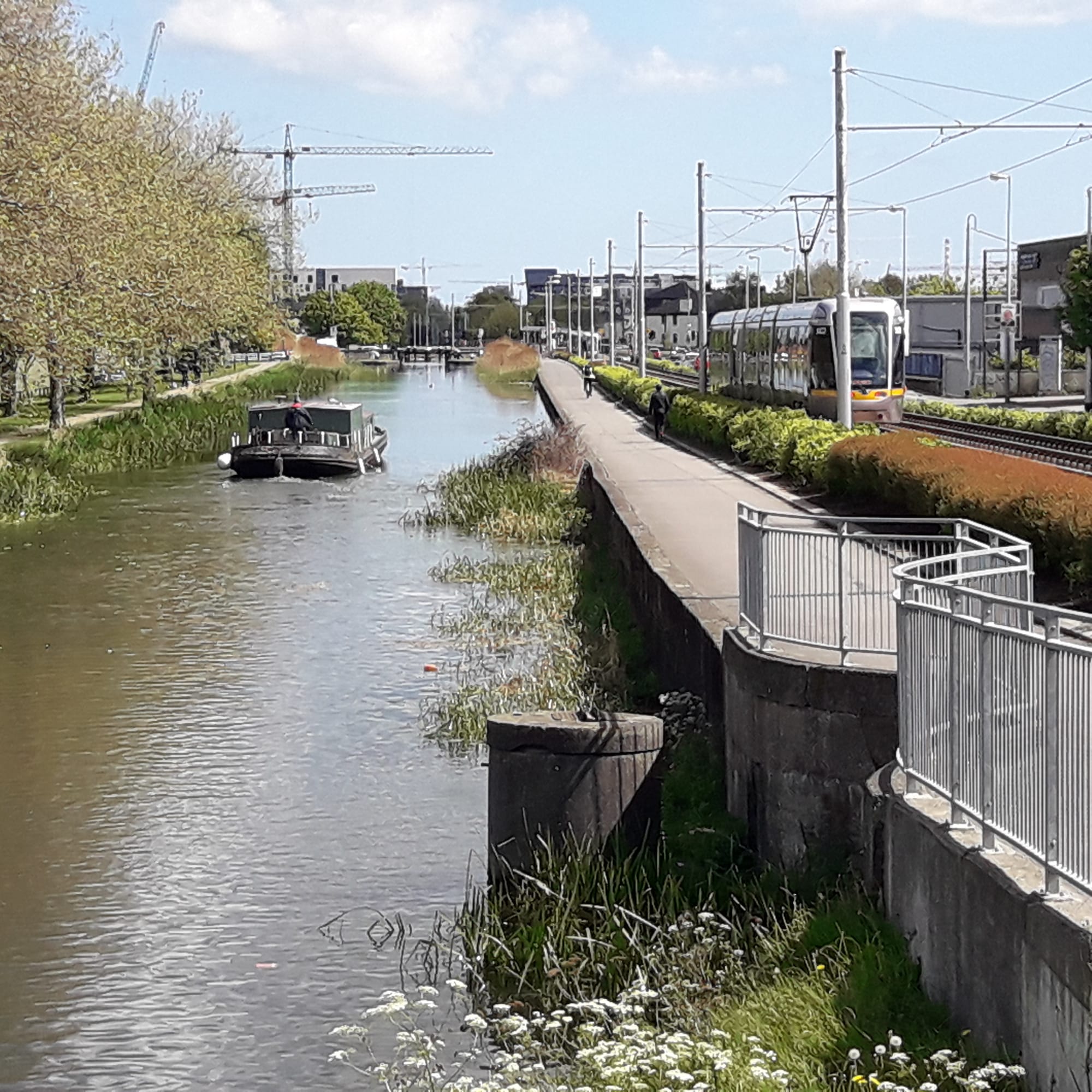 2019 05 10th Grand Canal Dublin 2nd Lock Drimnagh rally fleet