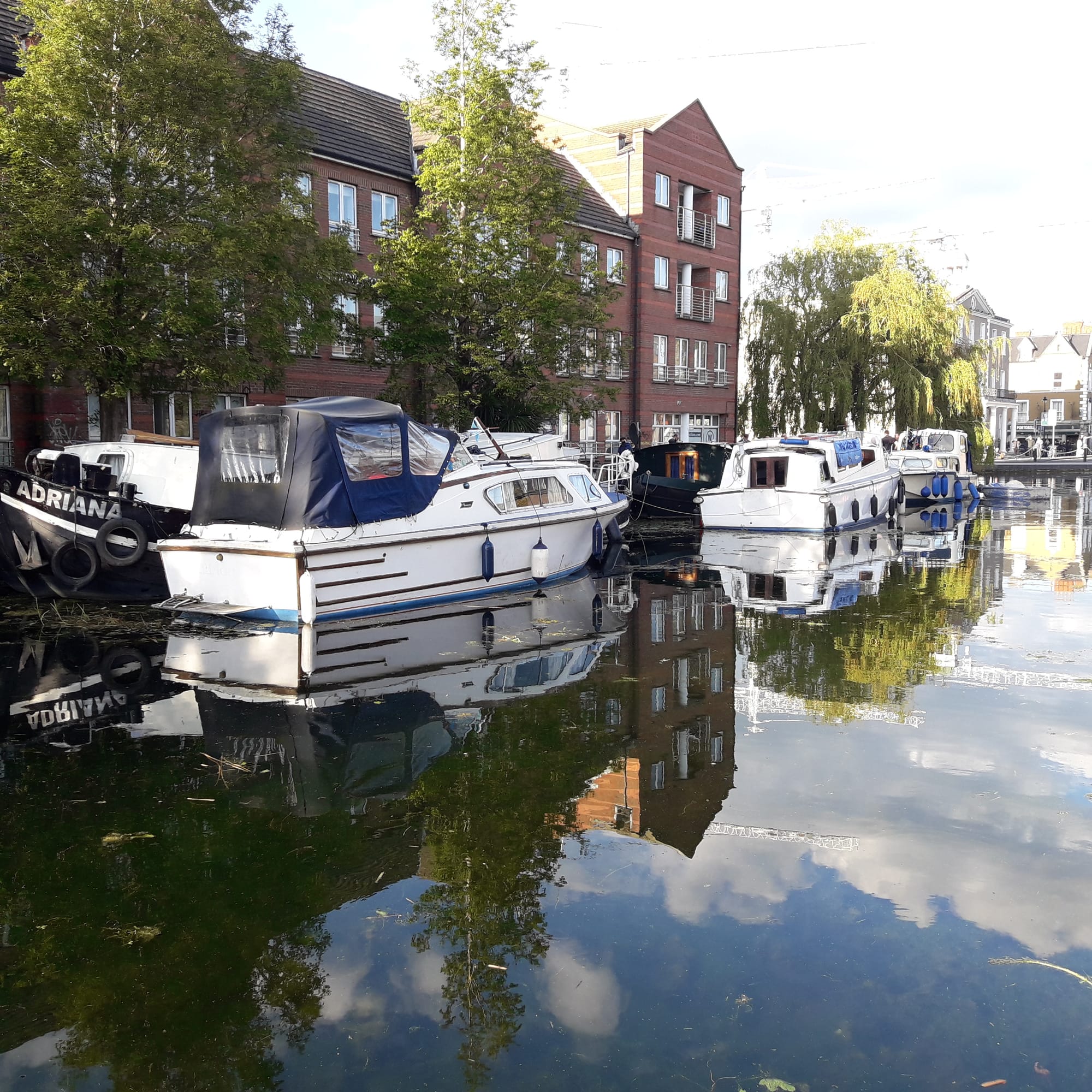 2019 05 10th Grand Canal Dublin Portobello lock C7 rally fleet