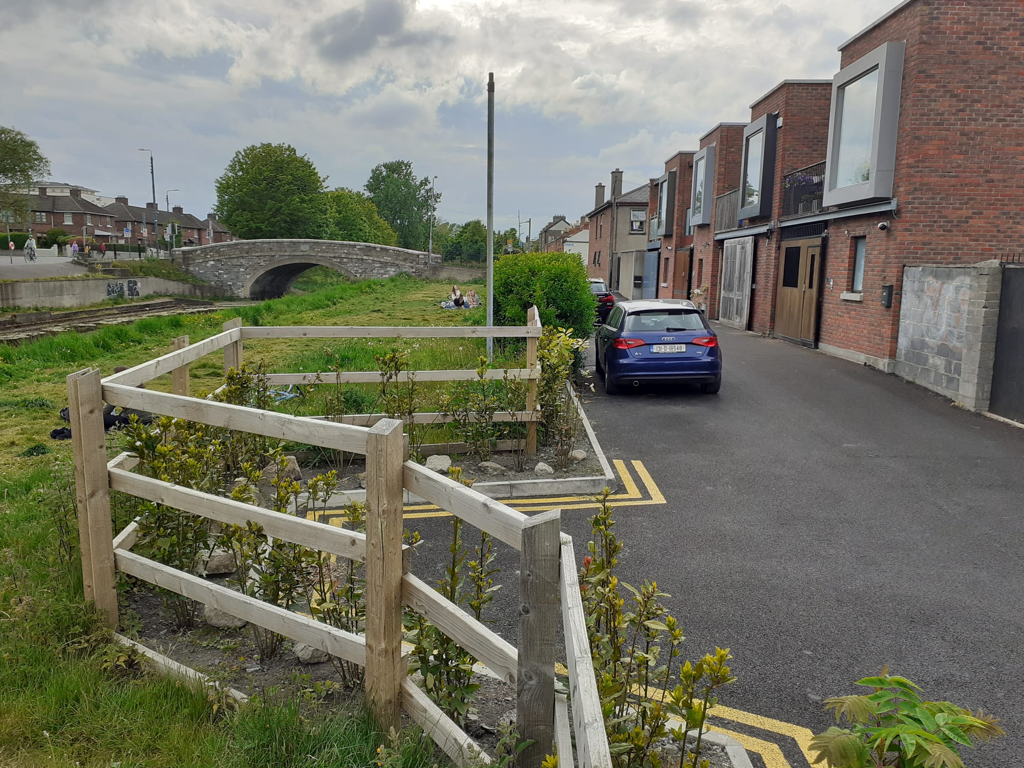 2020 05 01st Grand Canal Dublin Sally Bridge Donore Avenue public park reclaimed