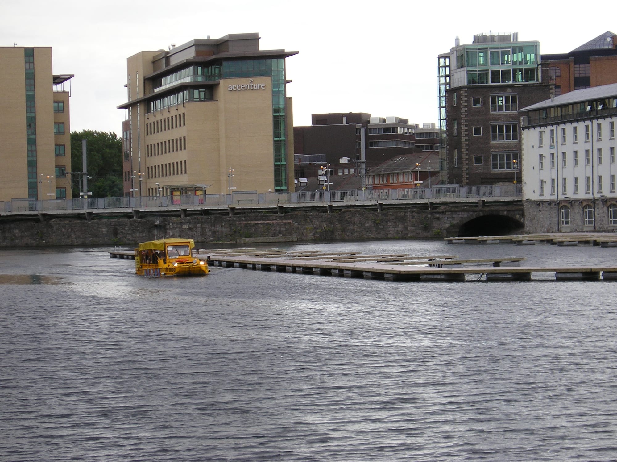 2004 07 Grand Canal Basin Viking Splash and Naomh Eanna in Grand Canal Basin Dublin 4