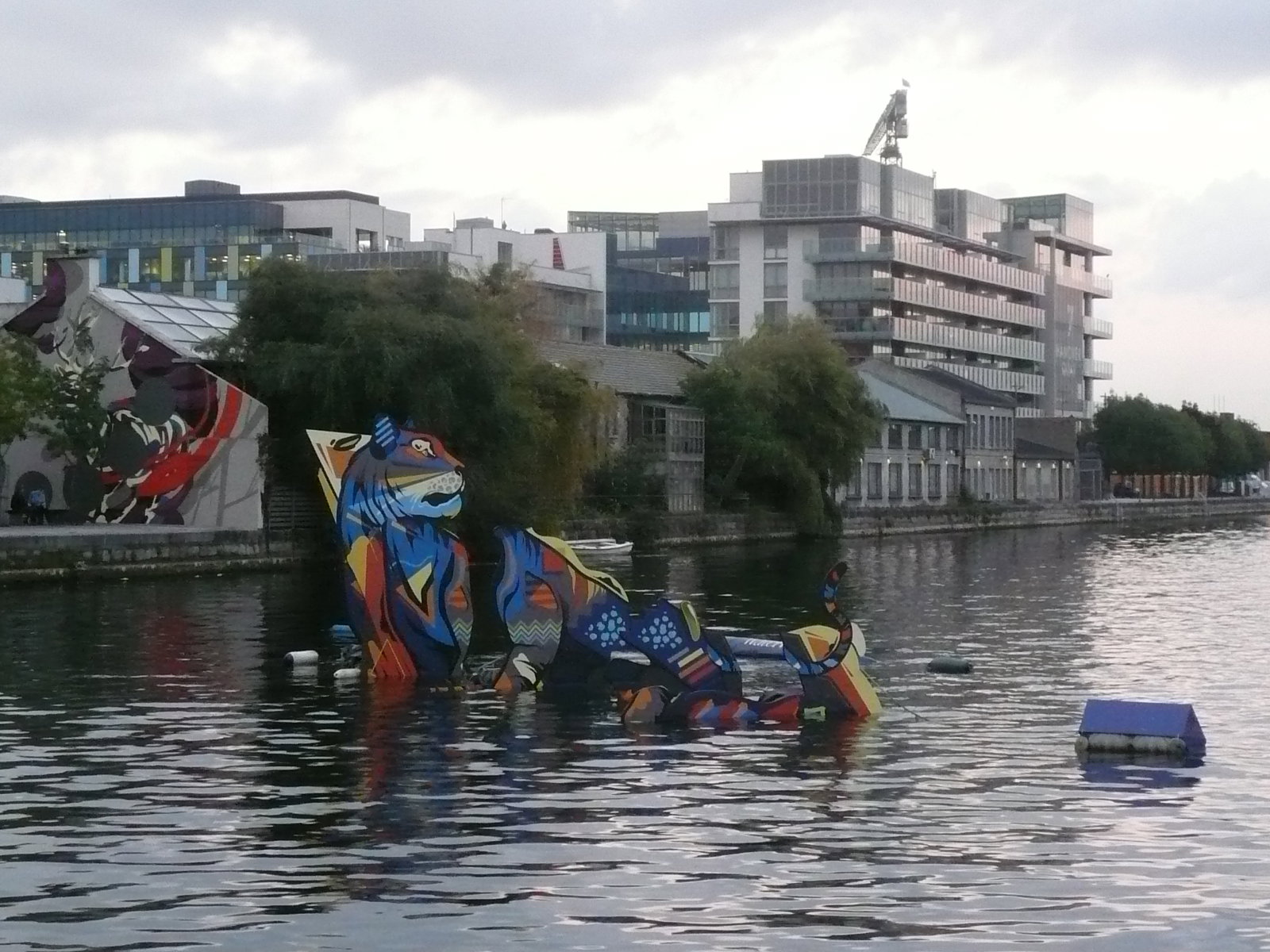 2015 09 Grand Canal Outer Basin Dublin artwork