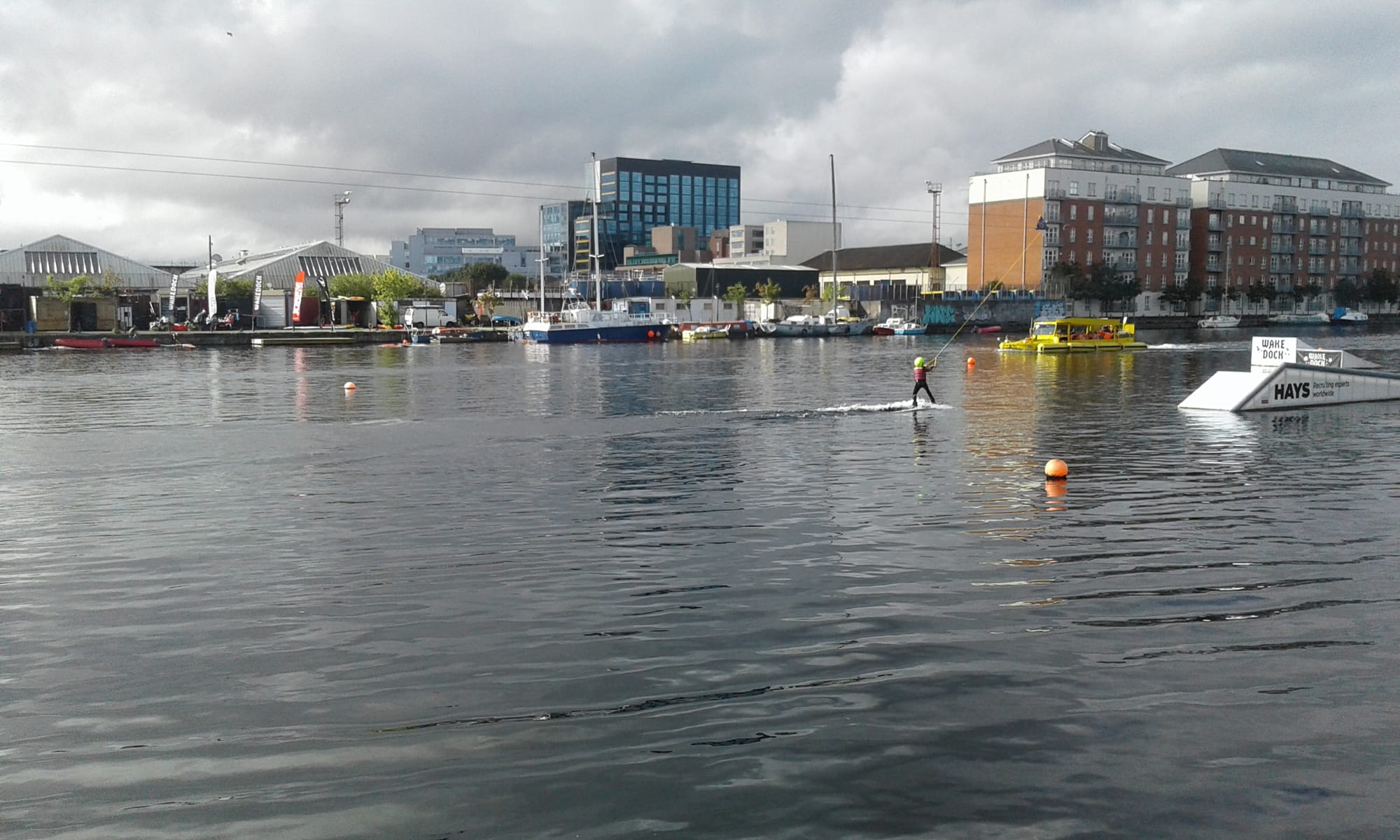 2017 09 17th Grand Canal Dublin Basin zipline