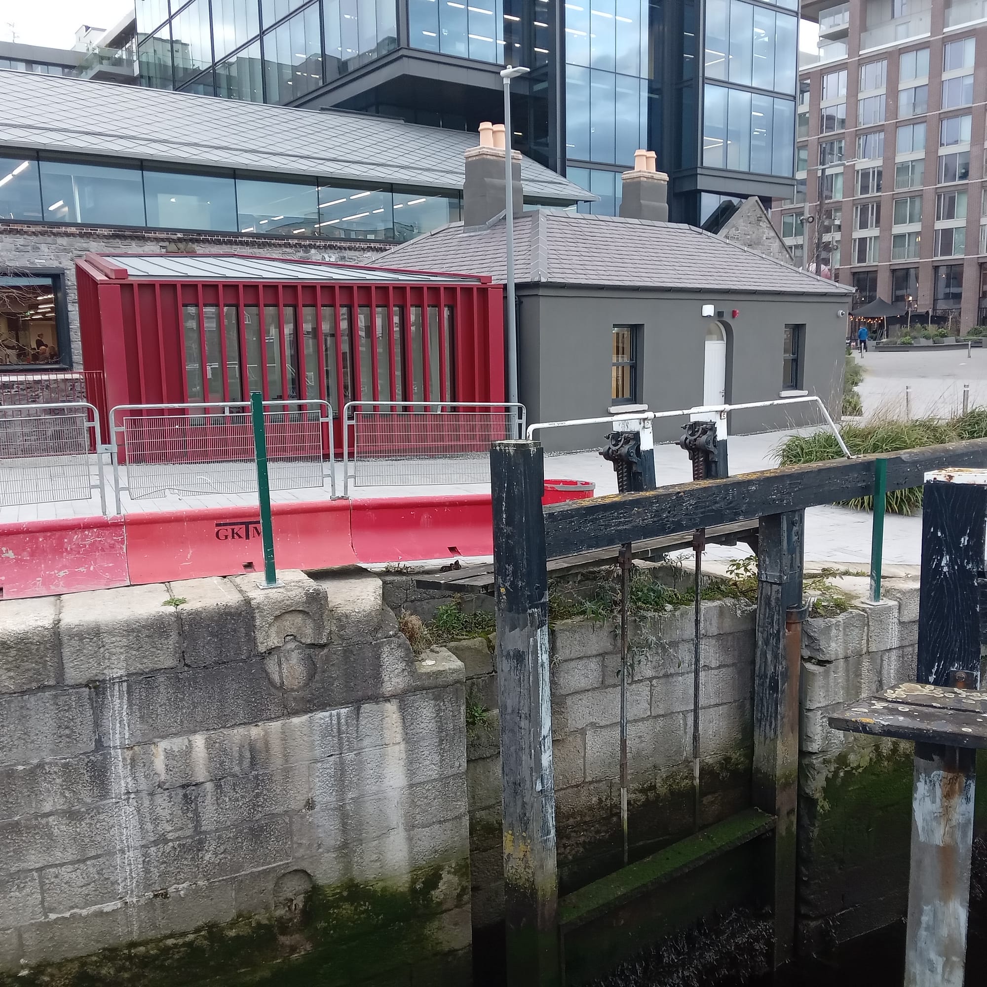 2023 11 29th Grand Canal Basin Dublin 4, Westmoreland Lock, cottage restored