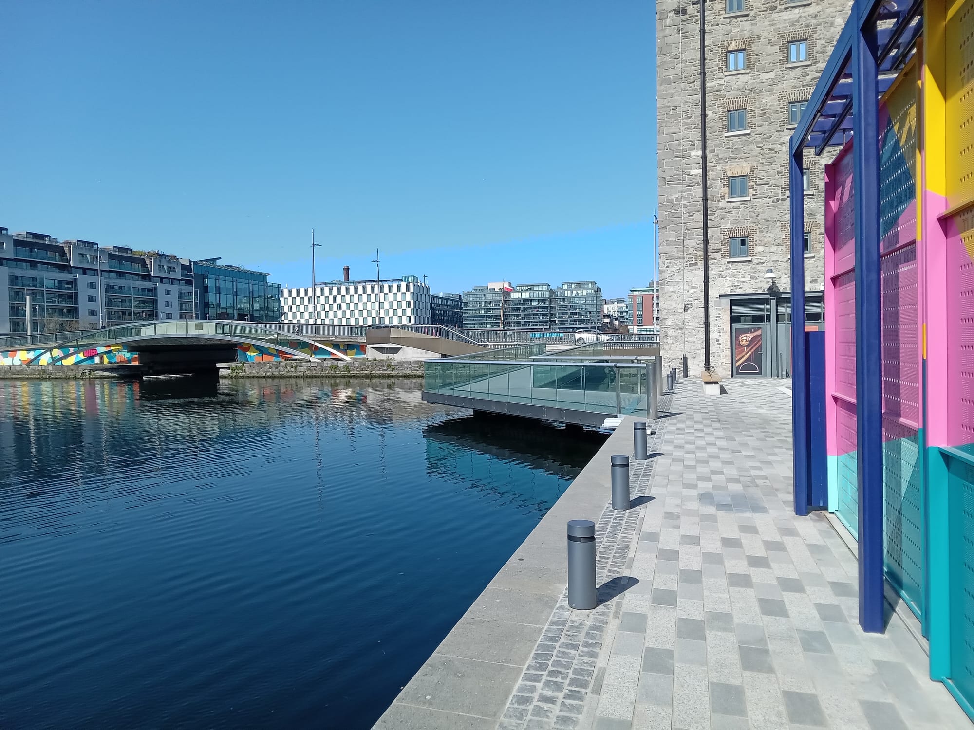 2025 04 07th  Grand Canal Basin Dublin 4, new Google walkway