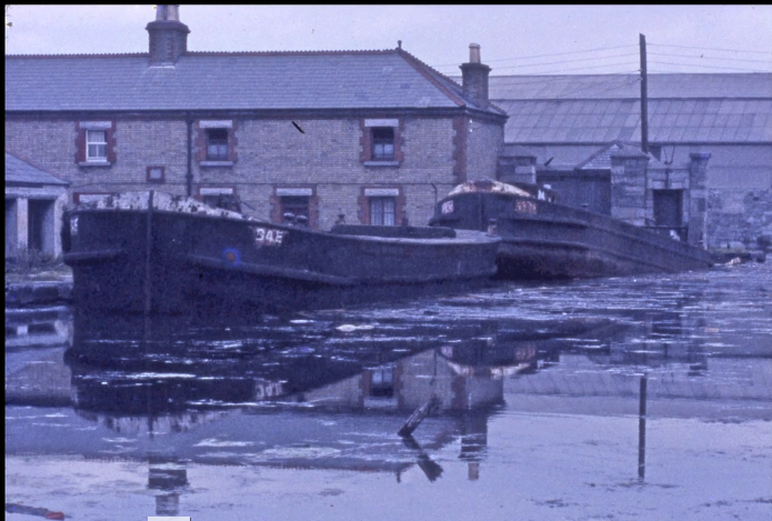 Grand Canal Dublin 8 James Street line, since infilled with LUAS railway