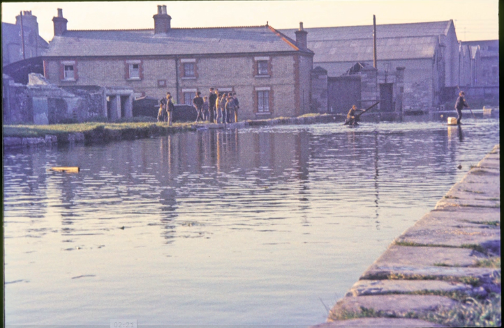 Grand Canal Dublin 8 James Street line, since infilled with LUAS railway