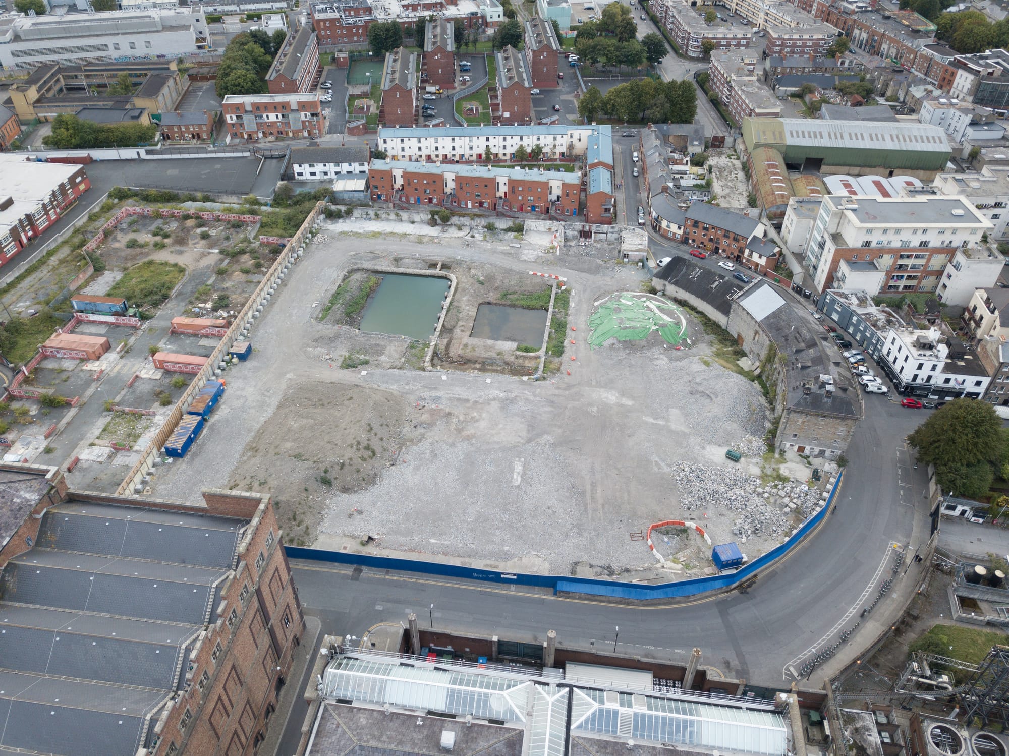 2018 09 05th Grand Canal Harbour Dublin 8 before infill