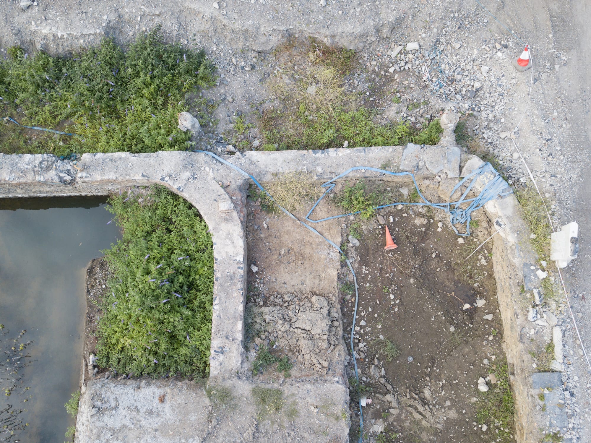 2018 09 05th Grand Canal Harbour Dublin 8 before infill