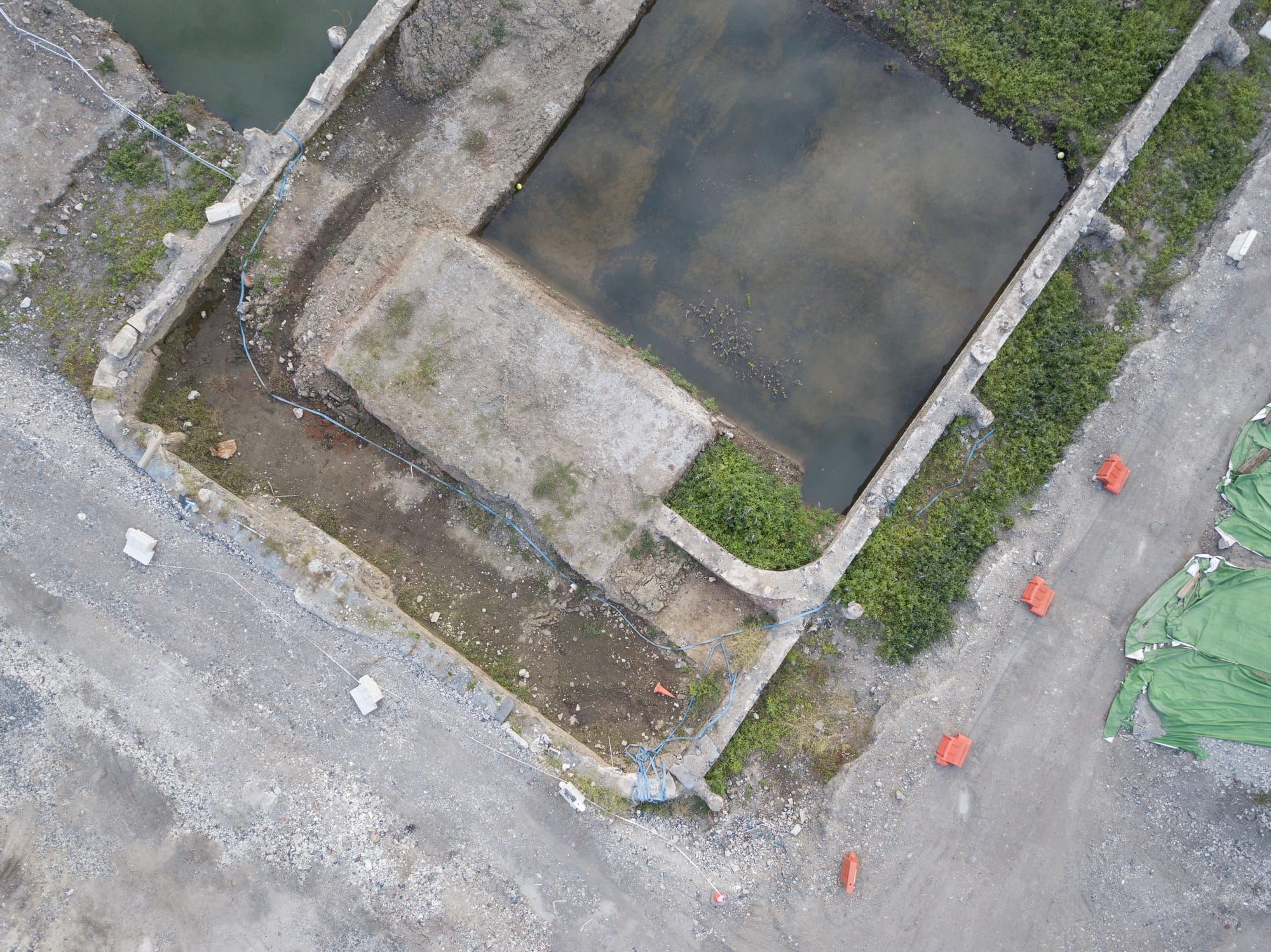 2018 09 05th Grand Canal Harbour Dublin 8 before infill