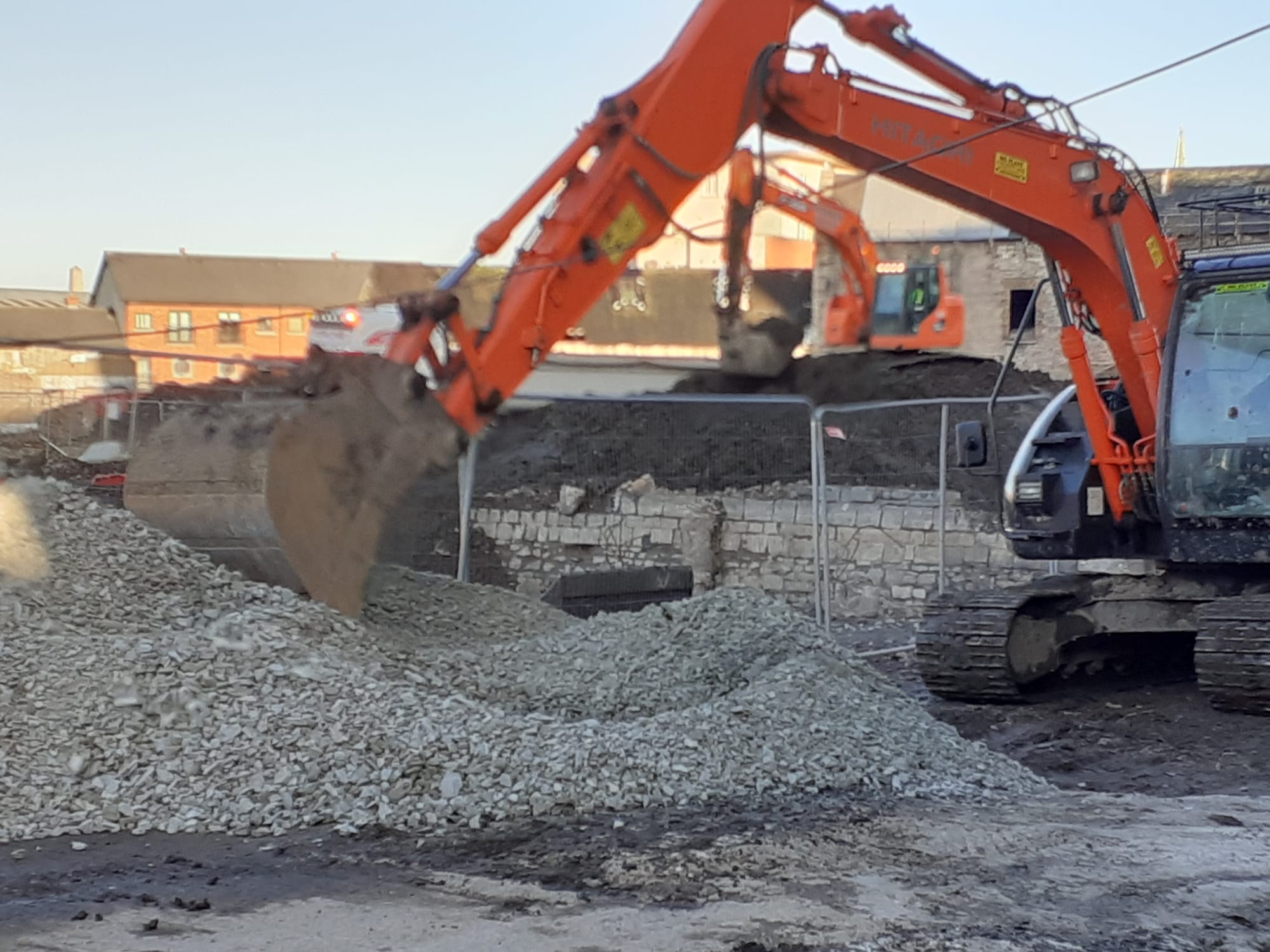 2020 03 02nd Grand Canal Harbour Dublin 8 being filled in