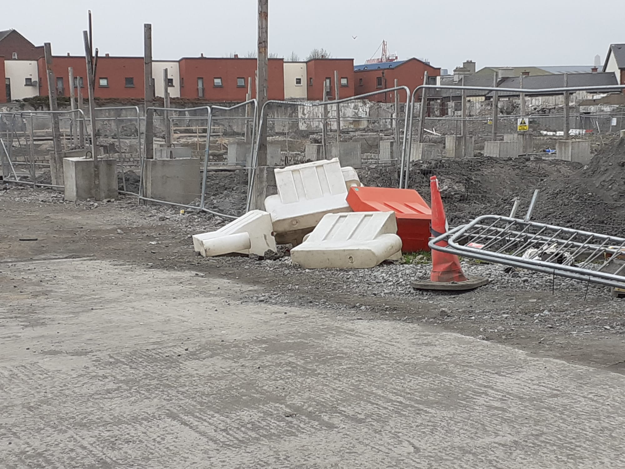 2020 03 02nd Grand Canal Harbour Dublin 8 being filled in