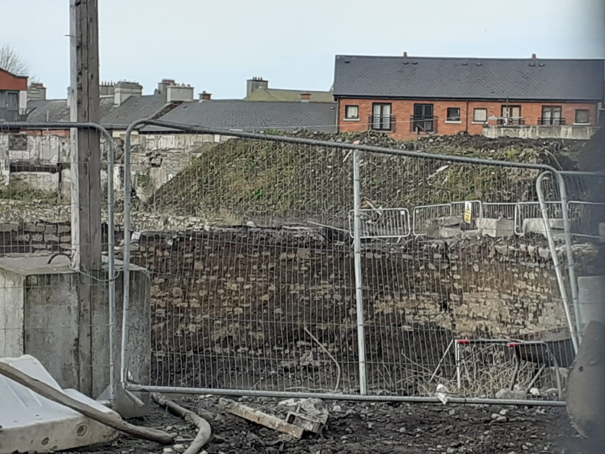 2020 03 02nd Grand Canal Harbour Dublin 8 being filled in