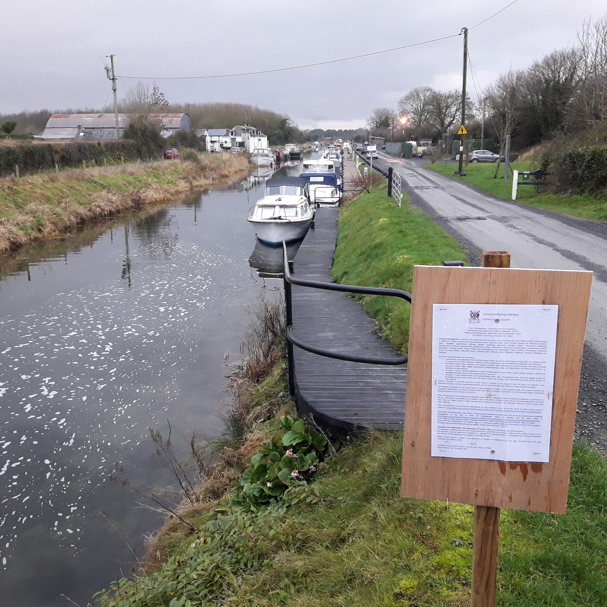 2019 01 19th Grand Canal Lowtown  greenway coming your way