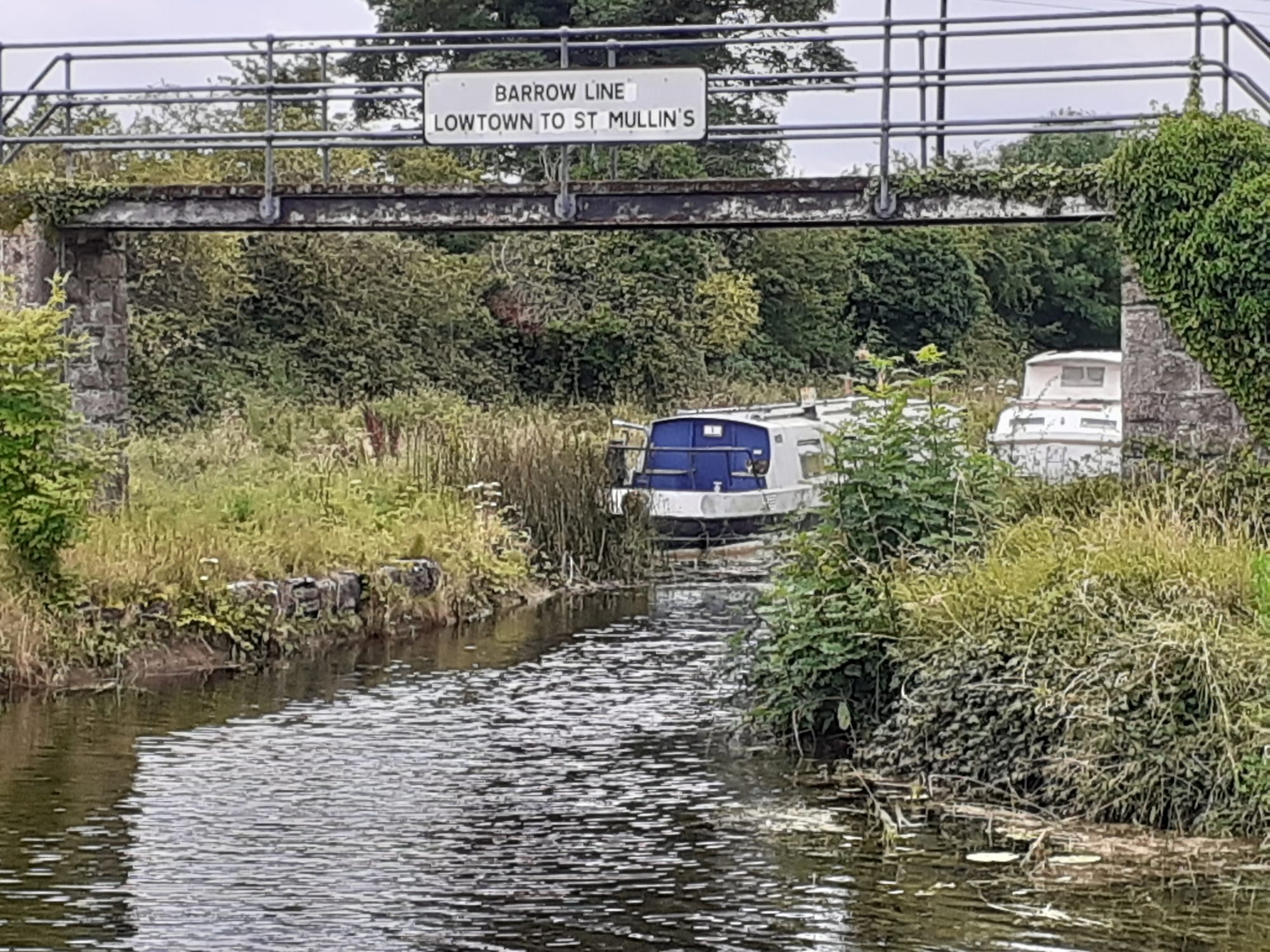2019 07 18th Grand Canal Lowtown Barrow Line needs repair