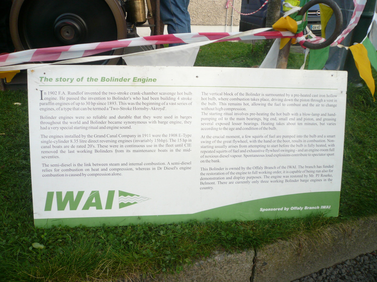 2017 10 Grand Canal Naas Line IWAI rally