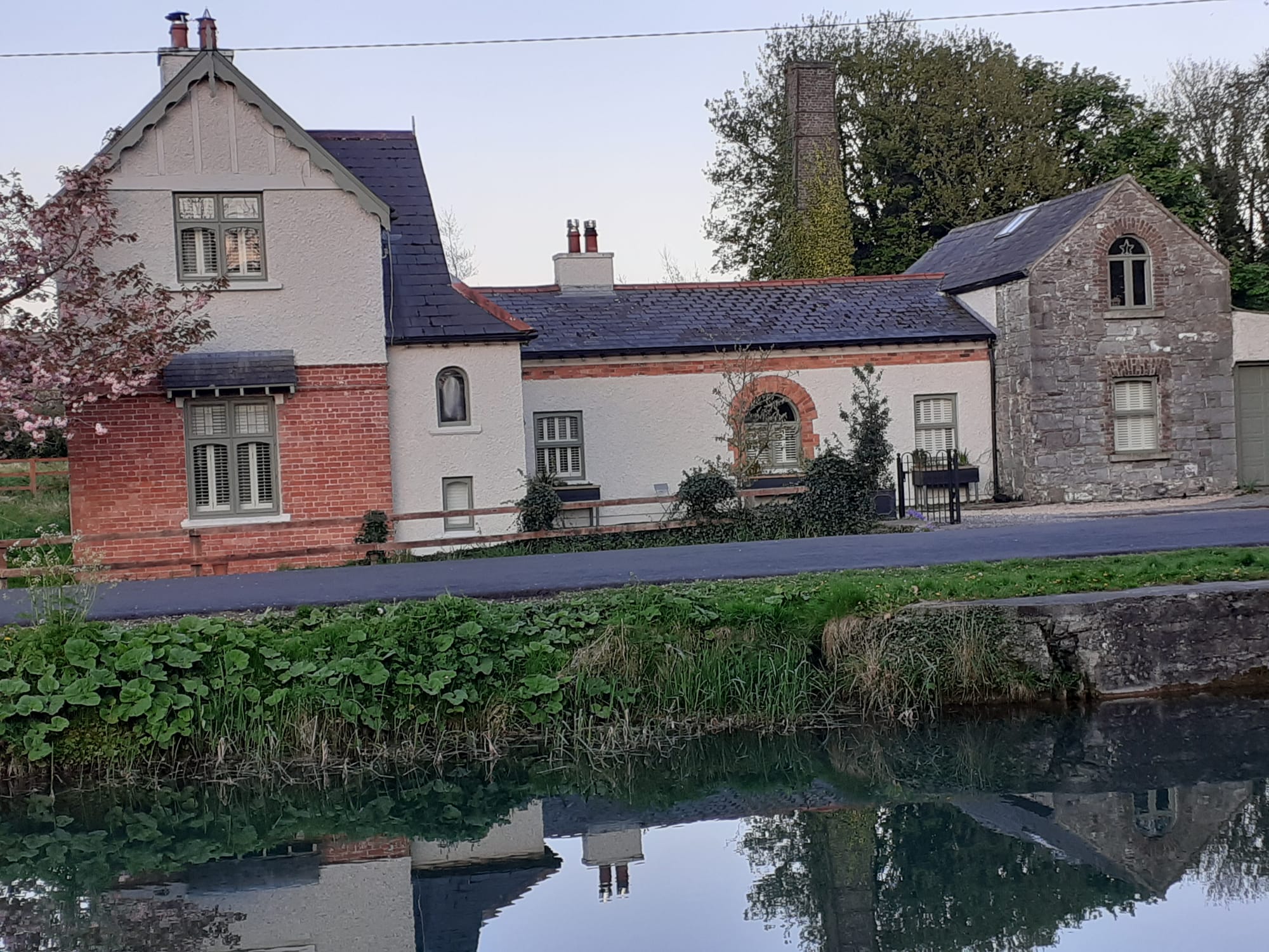 2021 06 Grand Canal Naas line towpath former gasworks