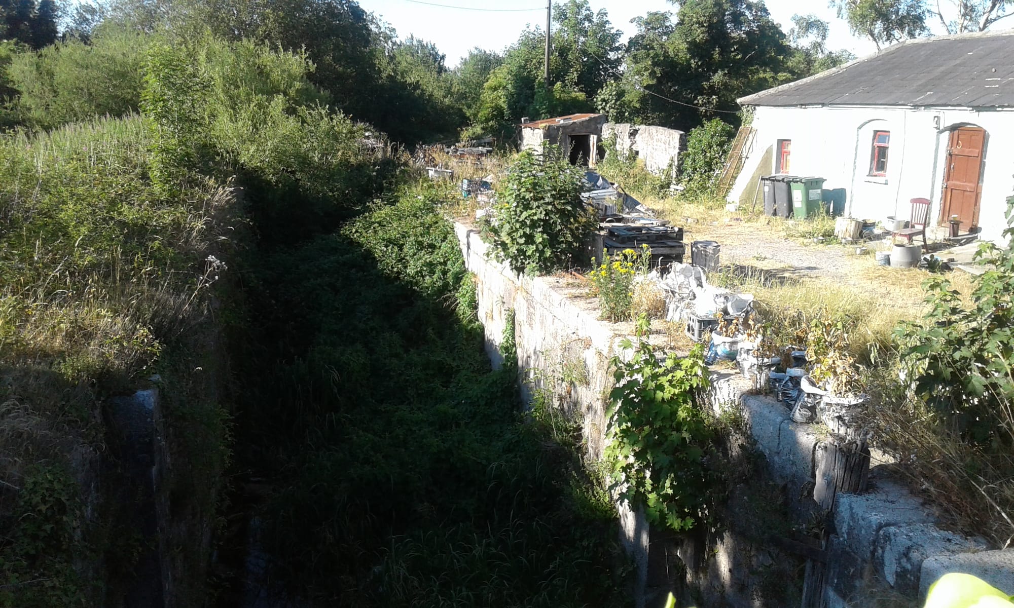 2018 07 03rd Grand Canal Mountmellick abandoned lock No.1 at Monasterevin