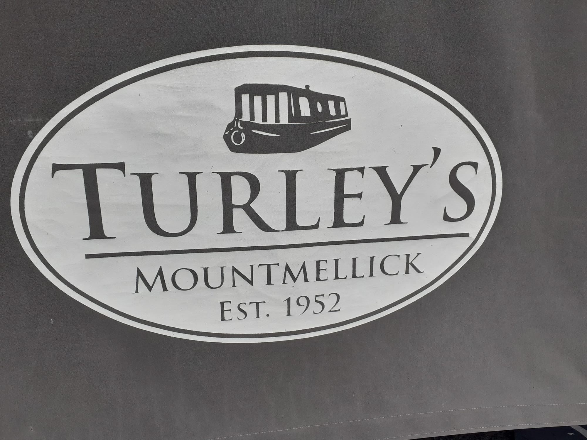 2021 07 22nd Grand Canal Mountmellick Turleys Canal End barge logo