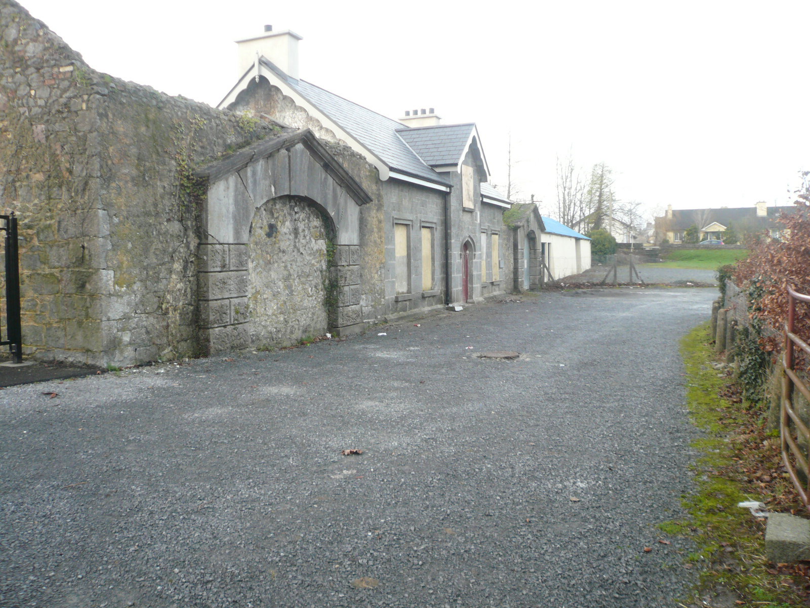 2017 12 Grand Canal Ballinasloe, former Ballinasloe Harbour stores and offices