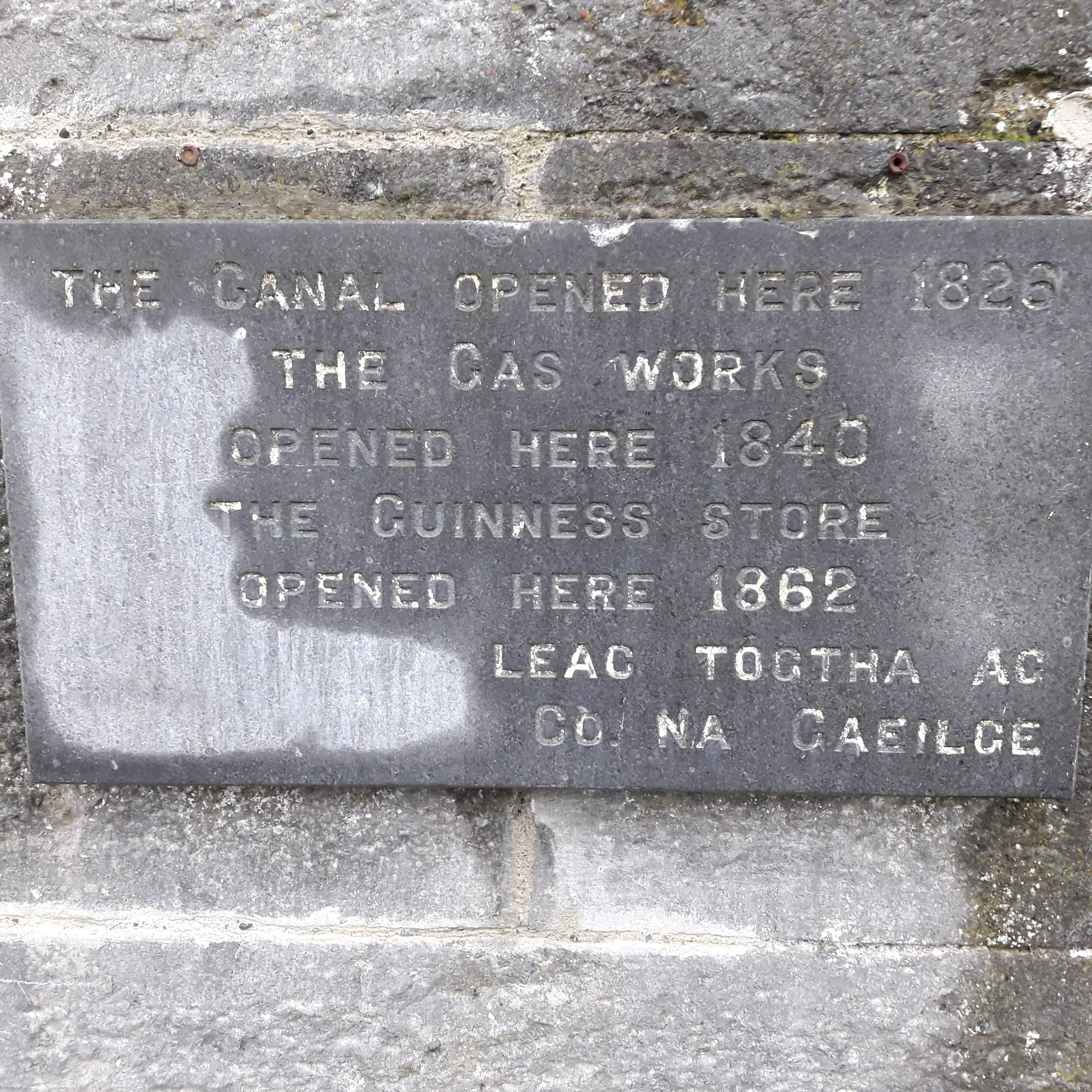 2019 03 03rd Grand Canal Ballinasloe Line, information plaque