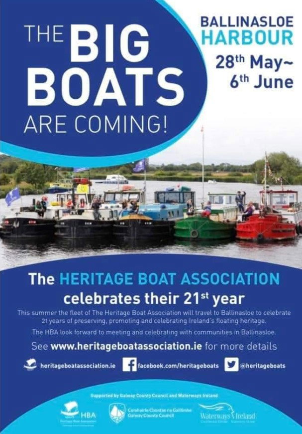2022 05 17th River Shannon Ballinasloe Heritage Boats