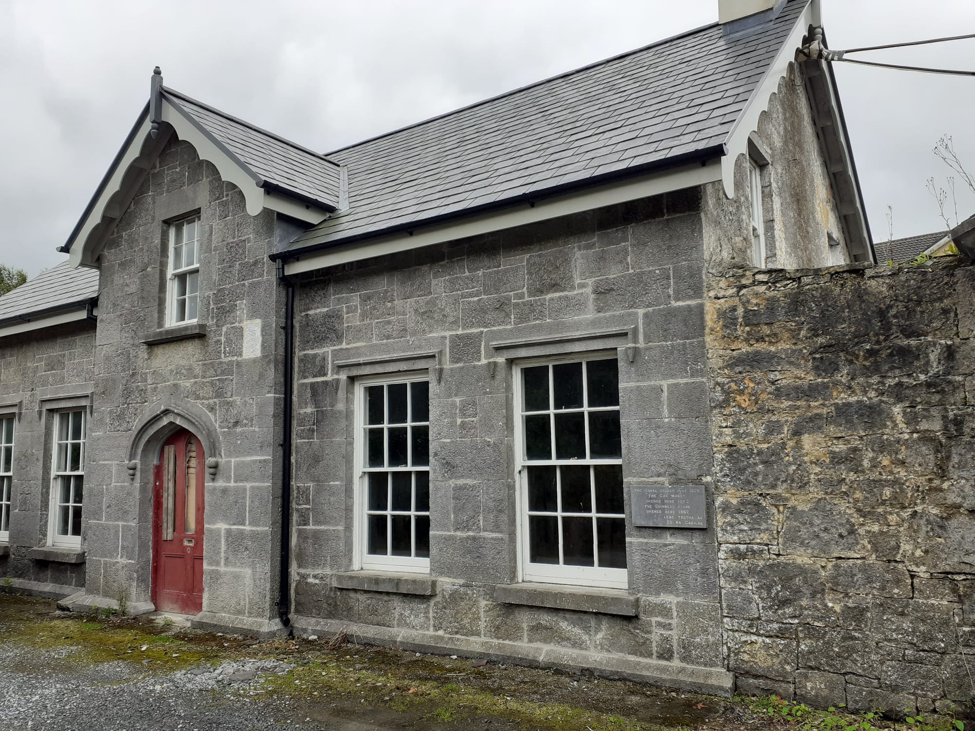 2019 03 03rd Grand Canal Ballinasloe Line, former stores and offices